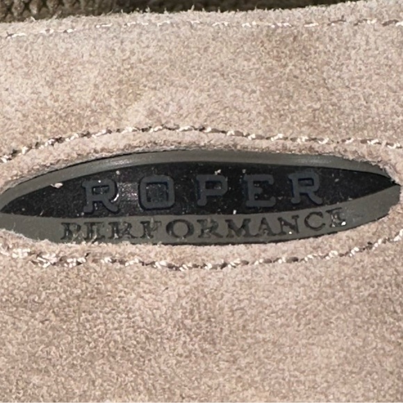 Roper New Tan Suede Gum Sole Desert Chukka Shoes women’s 6.5 - Picture 3 of 8